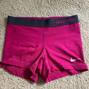Nike Pro spandex compression shorts